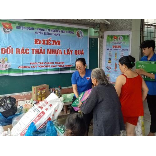 Ban Chấp Hành Đoàn Huyện Giang Thành Tổ Chức Các Hoạt Động Ngày Chủ Nhật Xanh Đợt IV Năm 2024